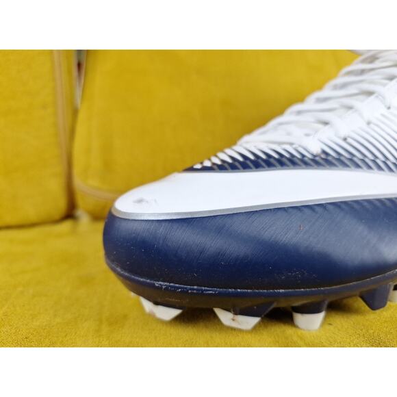 Nike Vapor VPR Football Cleats 847089-114 Men\'s》 SIZE 15《 Navy Blue / White main image 15